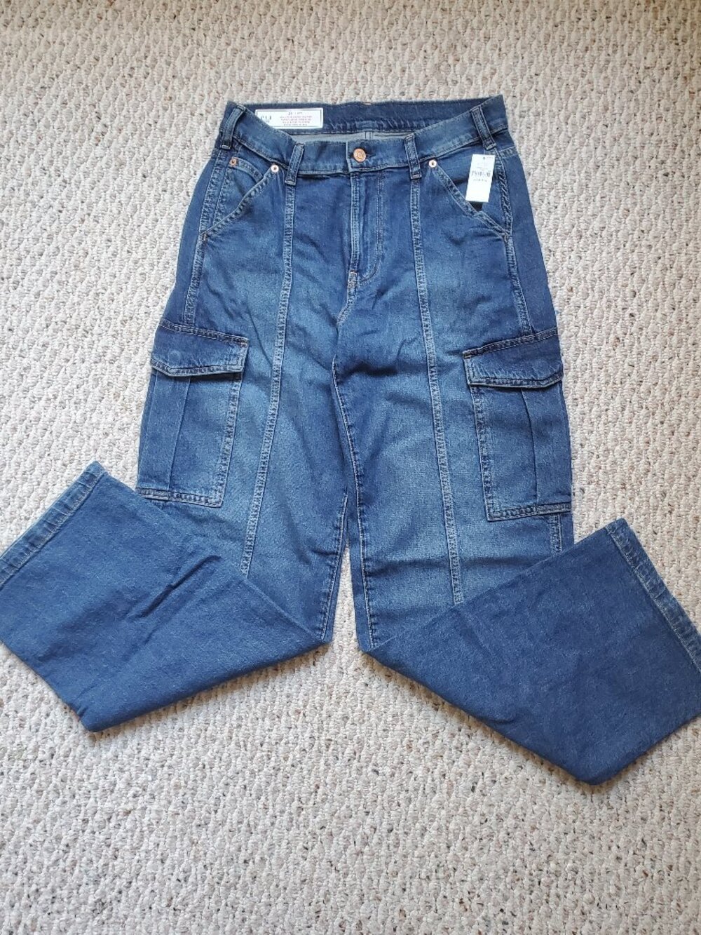 GAP '90s LOOSE CARGO MID RISE CARGO AMPLE ANNÉES 90 TAILLE BASSE MOYENNE